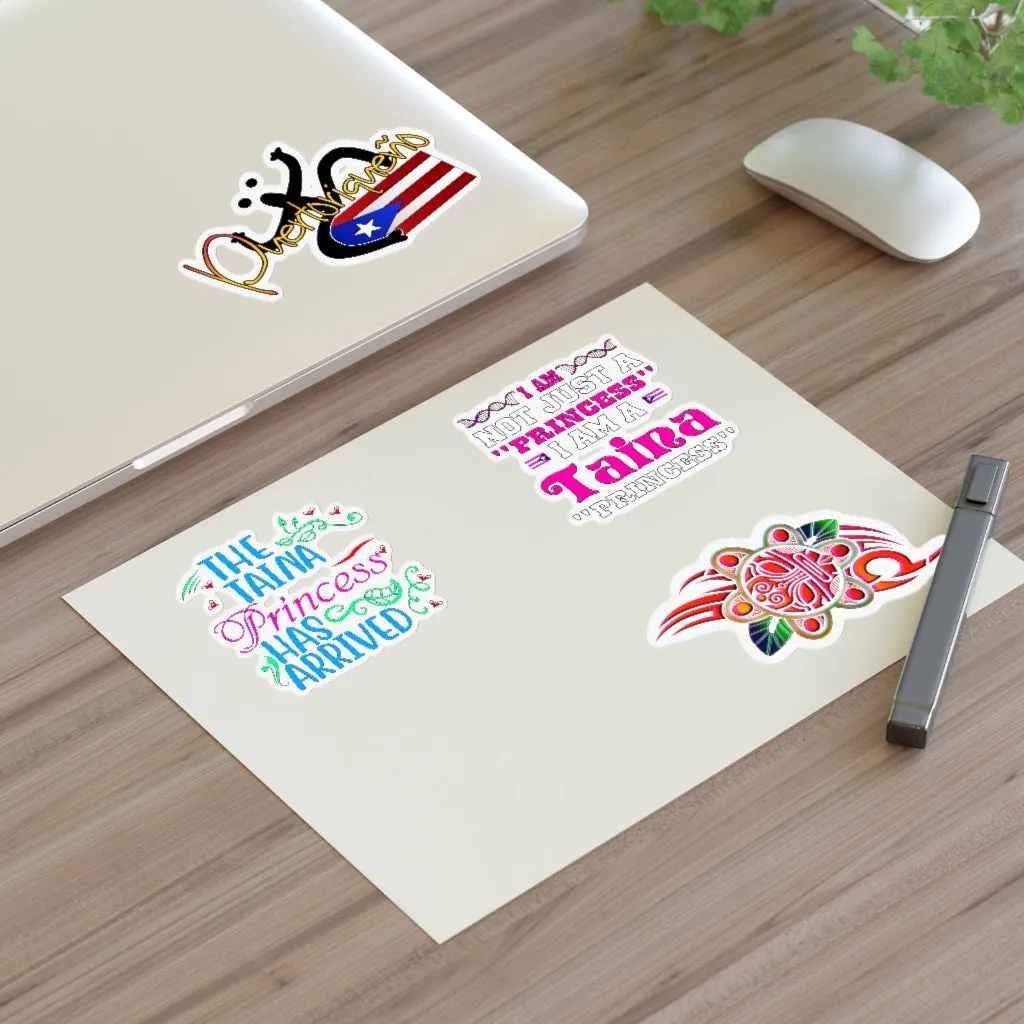 4 Puerto Rico Themed Sticker's Per Sheet (Set 3)