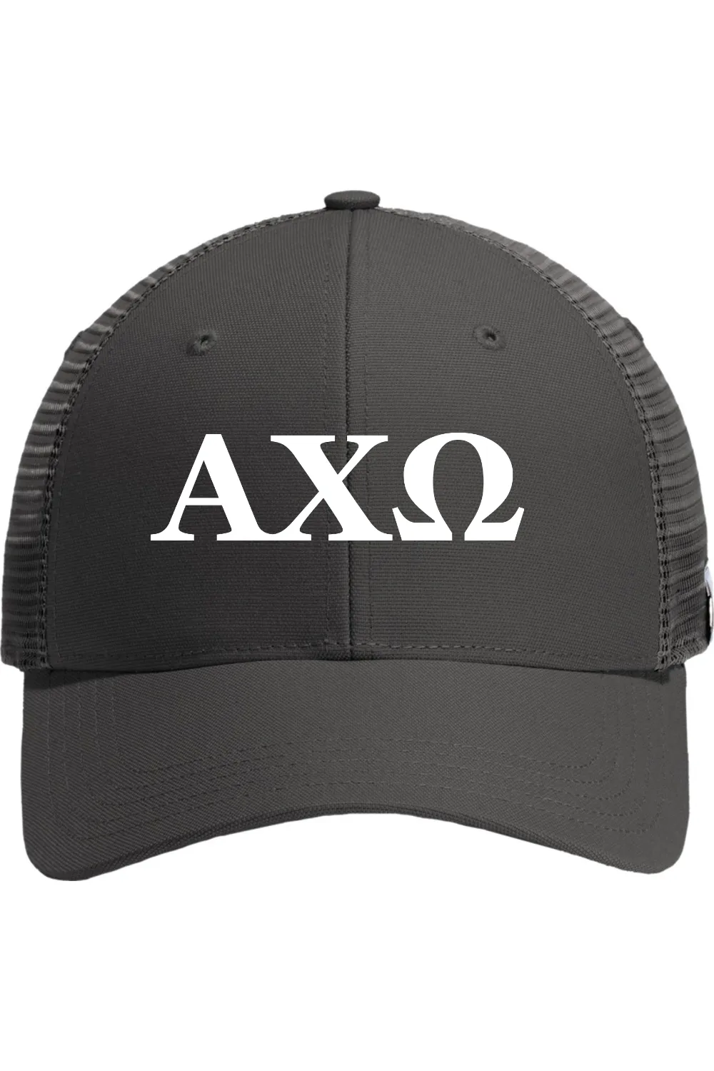 Alpha Chi Omega - Carhartt Rugged Professional Series Cap - White Embroidered Letters