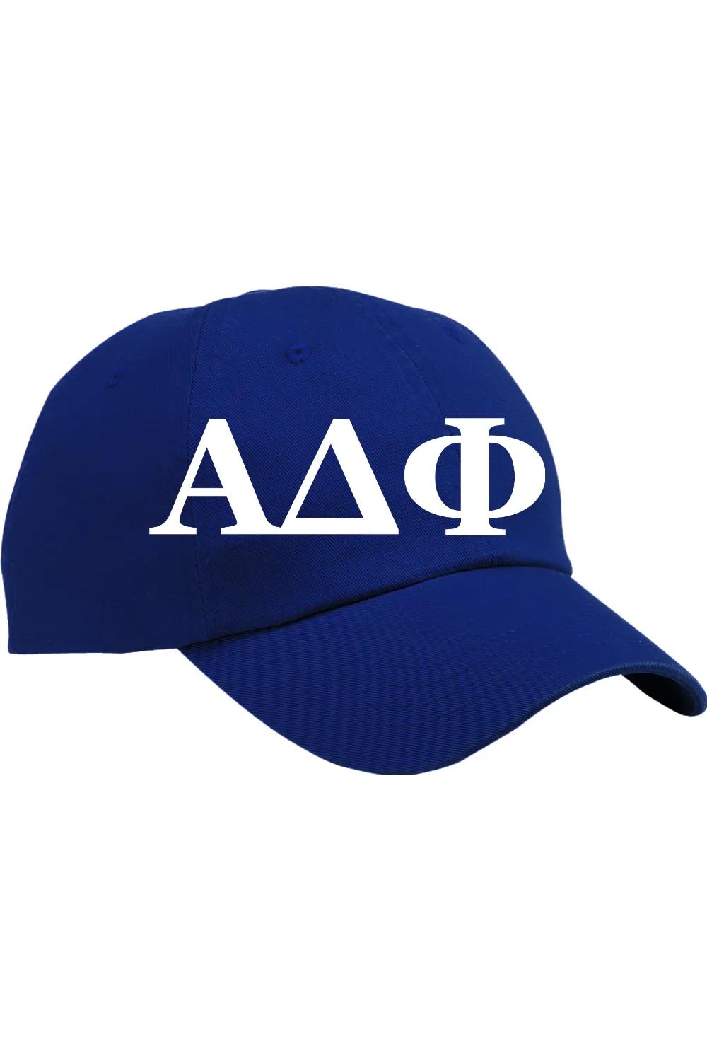 Alpha Delta Phi - Washed Twill Cap - White Embroidered Letters