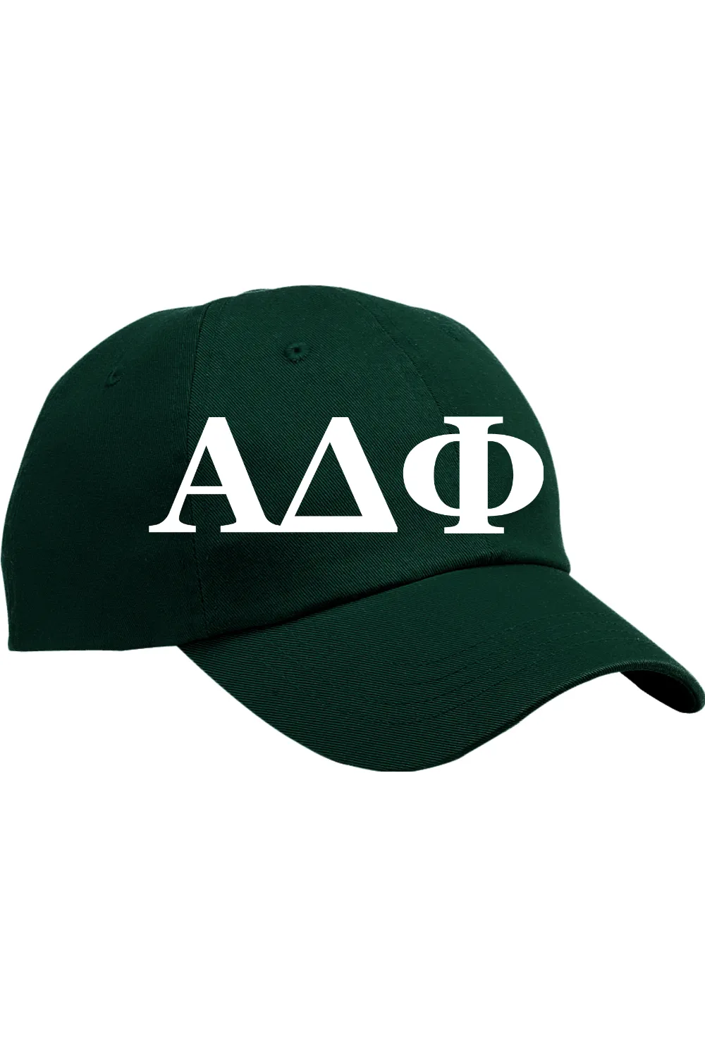 Alpha Delta Phi - Washed Twill Cap - White Embroidered Letters