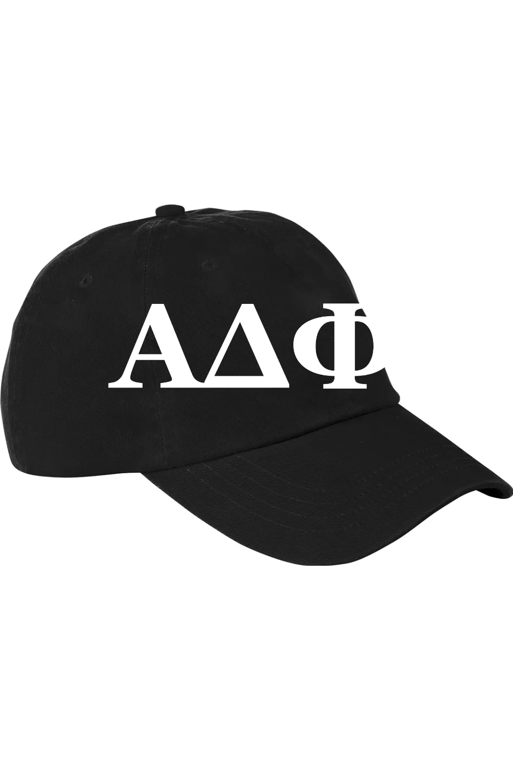 Alpha Delta Phi - Washed Twill Cap - White Embroidered Letters