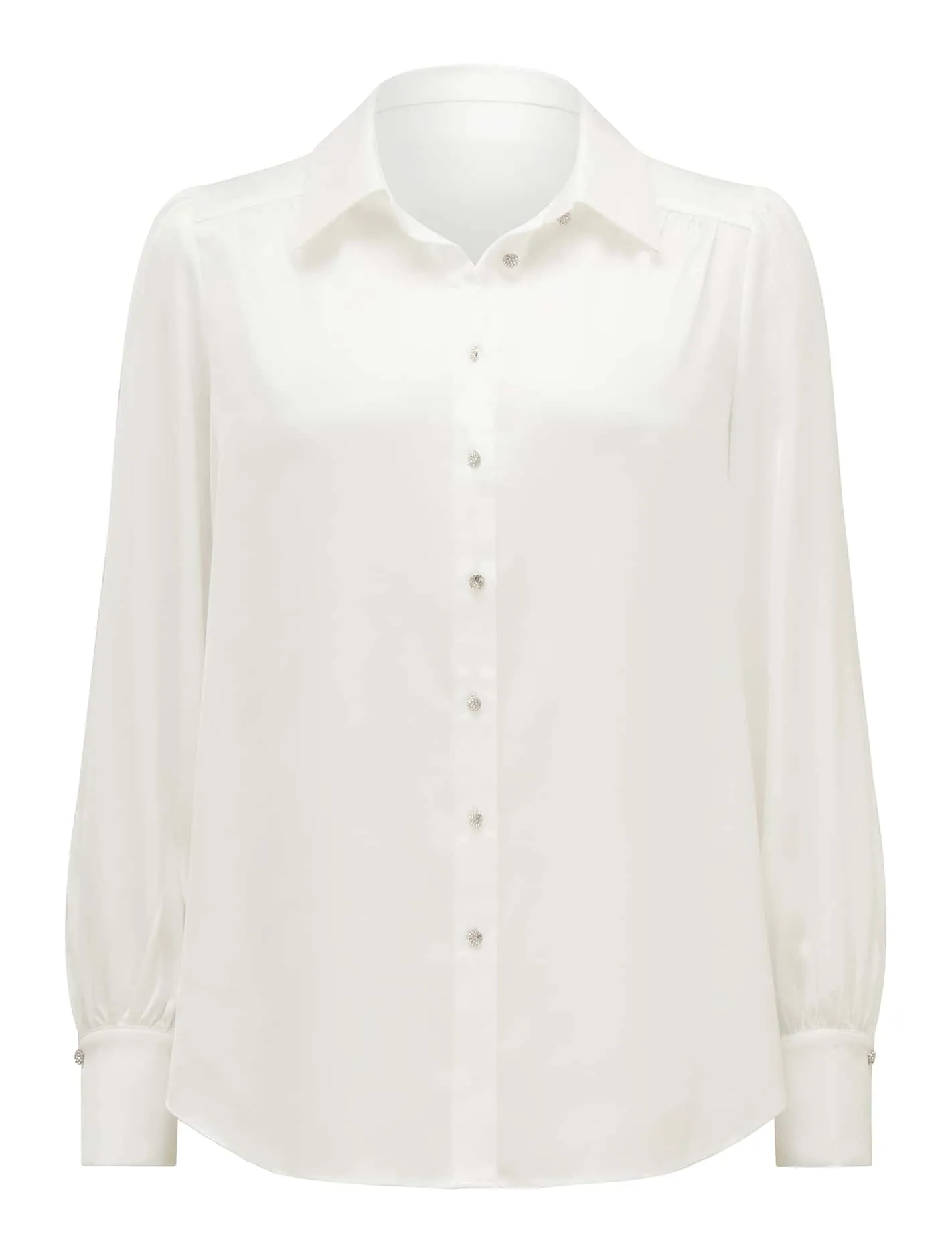 Amelie Embellished Button Shirt