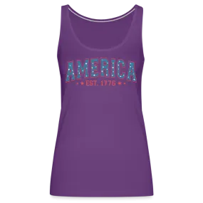 American Legacy: Premium Women's Tank Top with 'America EST. 1776'