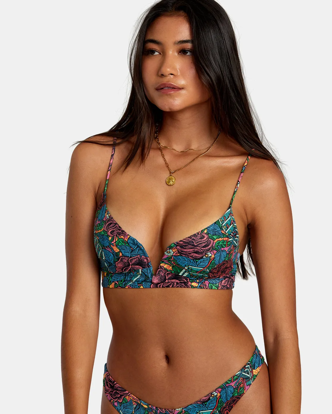 Ander V-Wire Crop Bikini Top - Multi