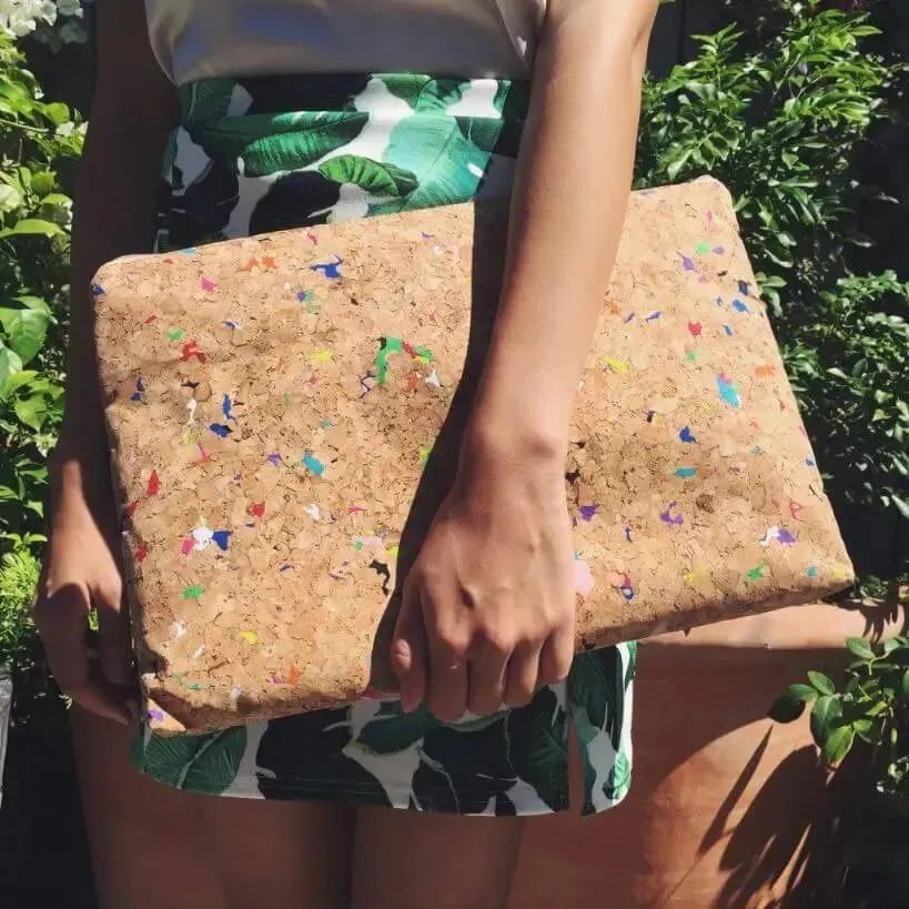 Annie Vegan Cork Laptop Case By The Sea Collection