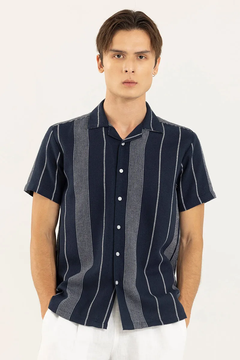 Astral Weave Stripe Blue Shirt