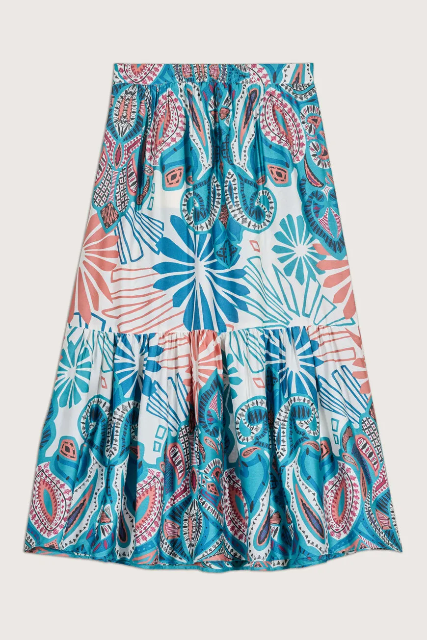 Bash Paris Janel Skirt in Turquoise