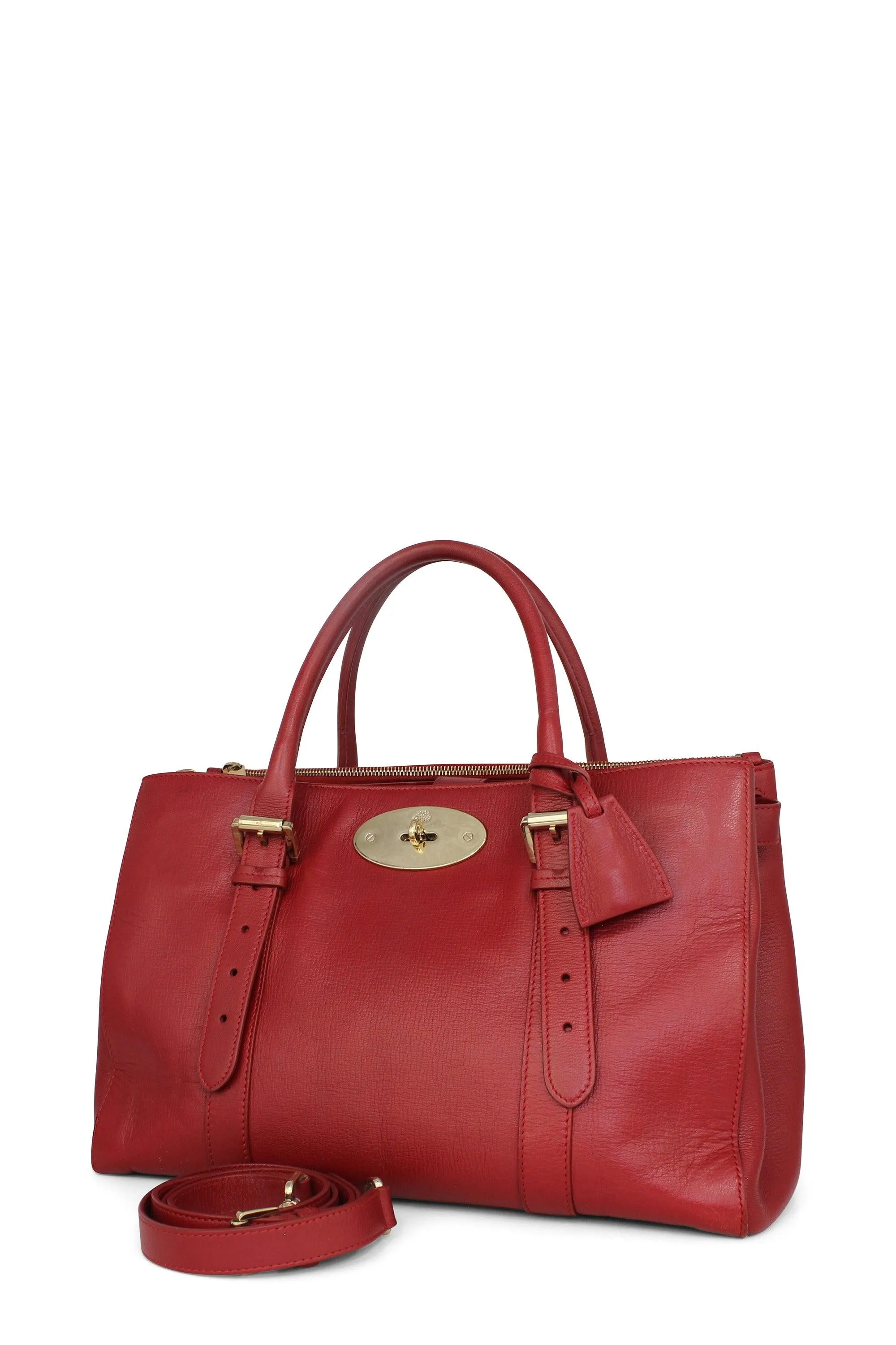 Bayswater Double Zip Tote Red