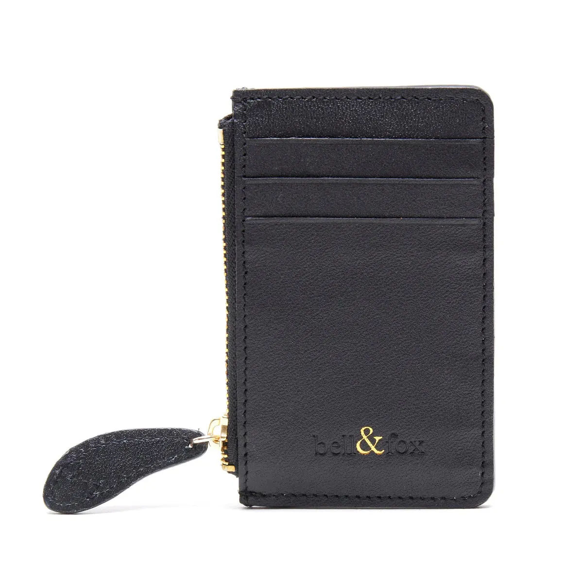 Bell & Fox Lia Leather Card Holder- Black