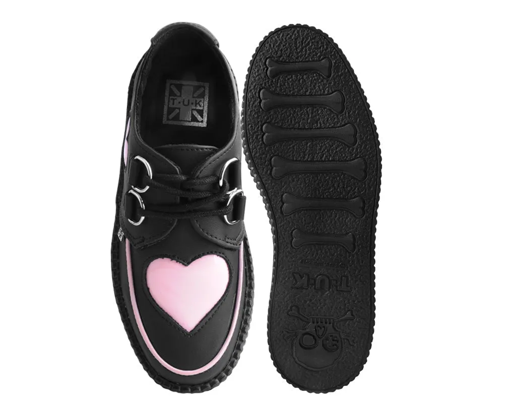 Black & Pink Heart TUKskin Viva Mondo Creeper