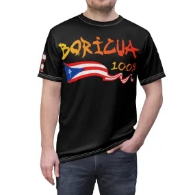 BORICUA 100% - Unisex AOP Cut & Sew Tee