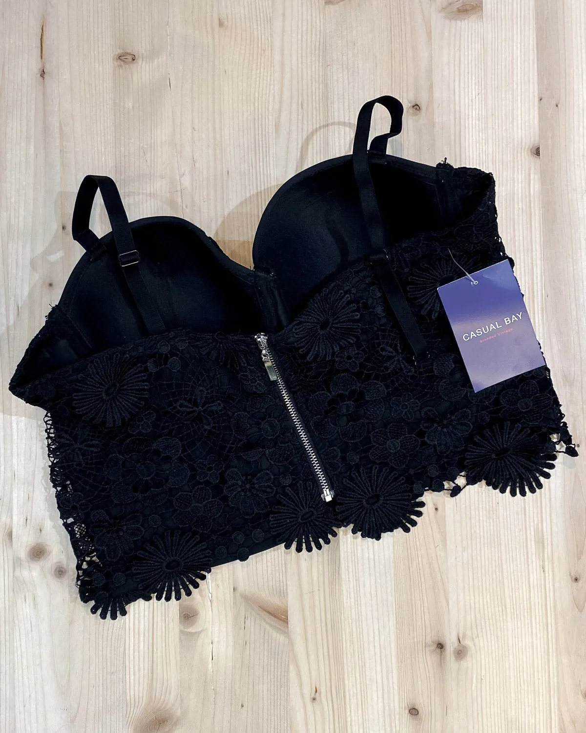 Bralette In Pizzo Taglia L