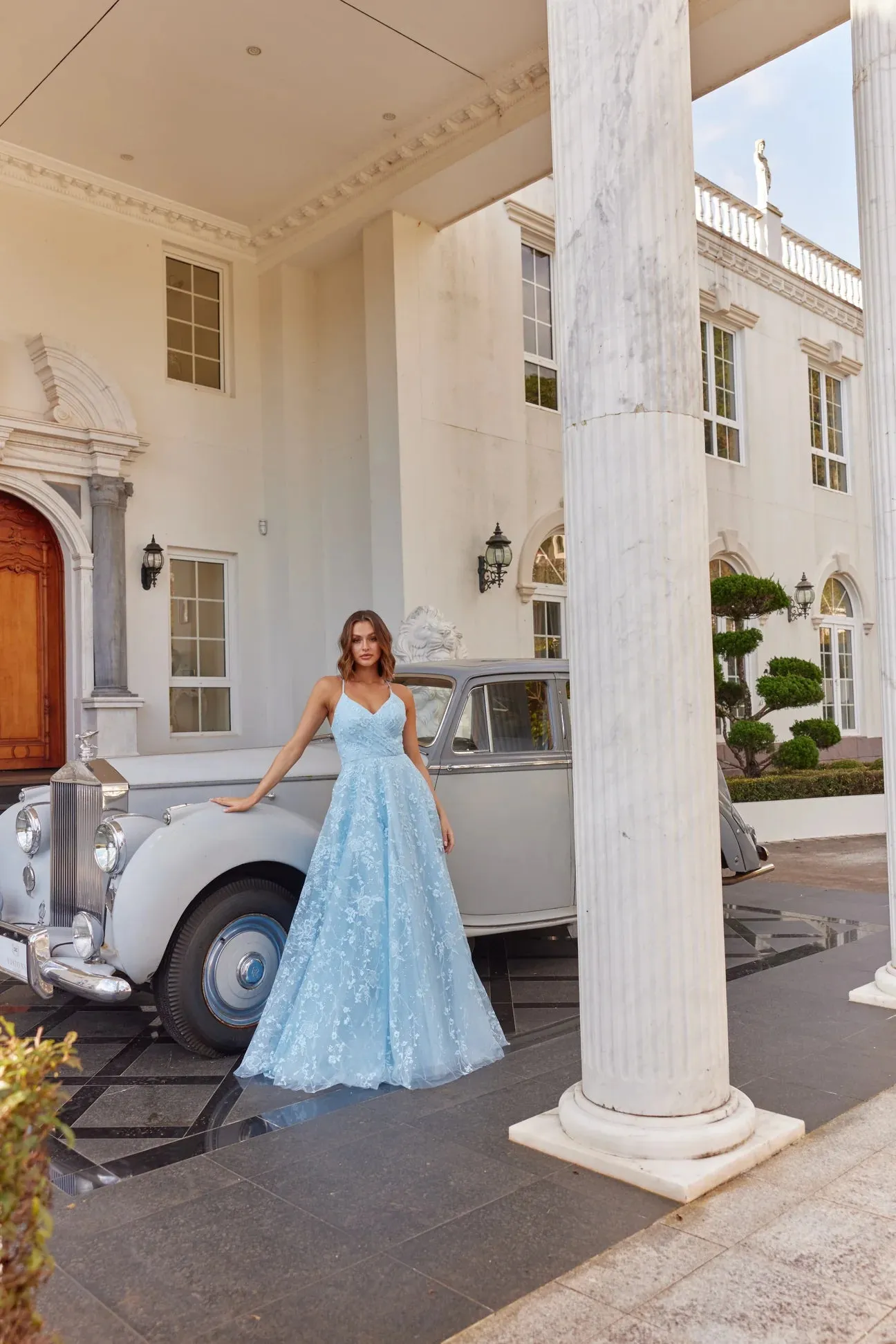 Briony Gown by Tania Olsen - Pale Blue