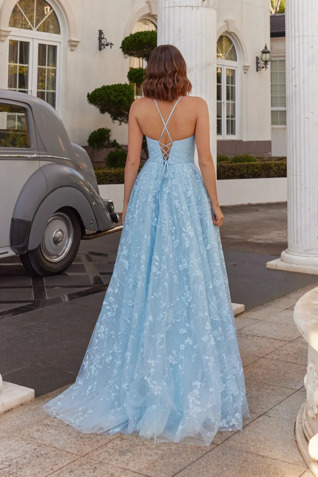 Briony Gown by Tania Olsen - Pale Blue