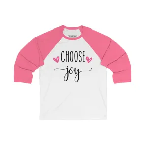 Choose Joy Baseball Tee