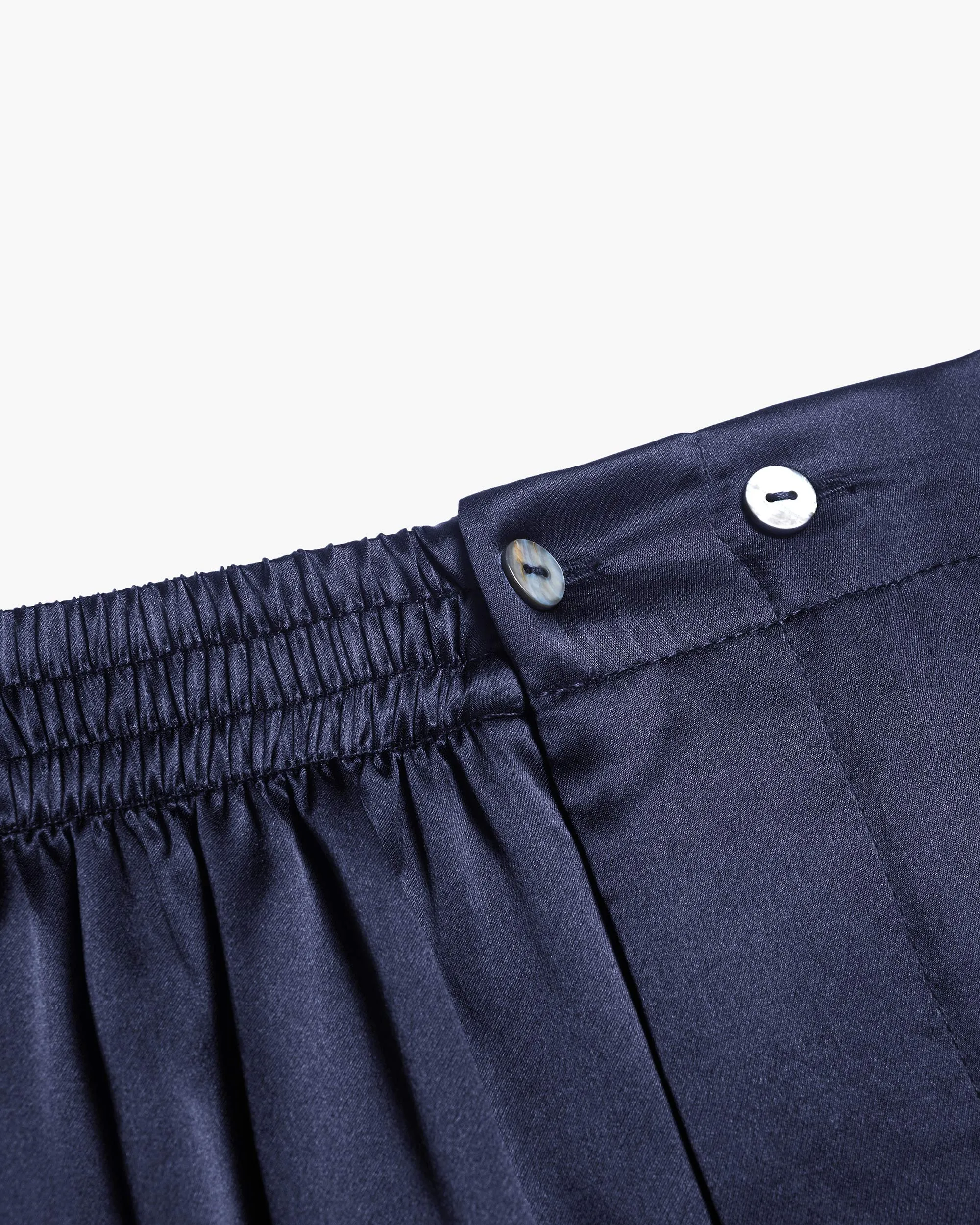 Clearance Luxury Fitted Draping Silk Boxer