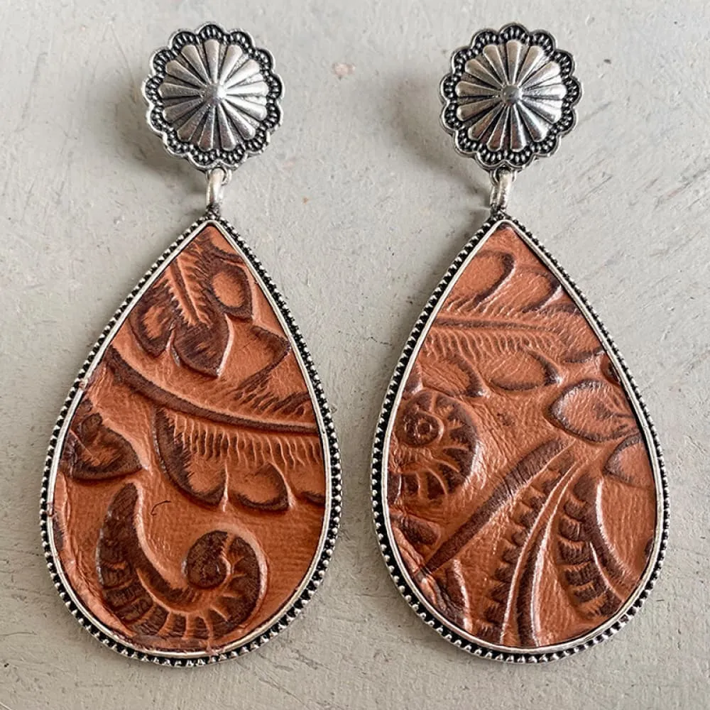 Country Home Teardrop Earrings