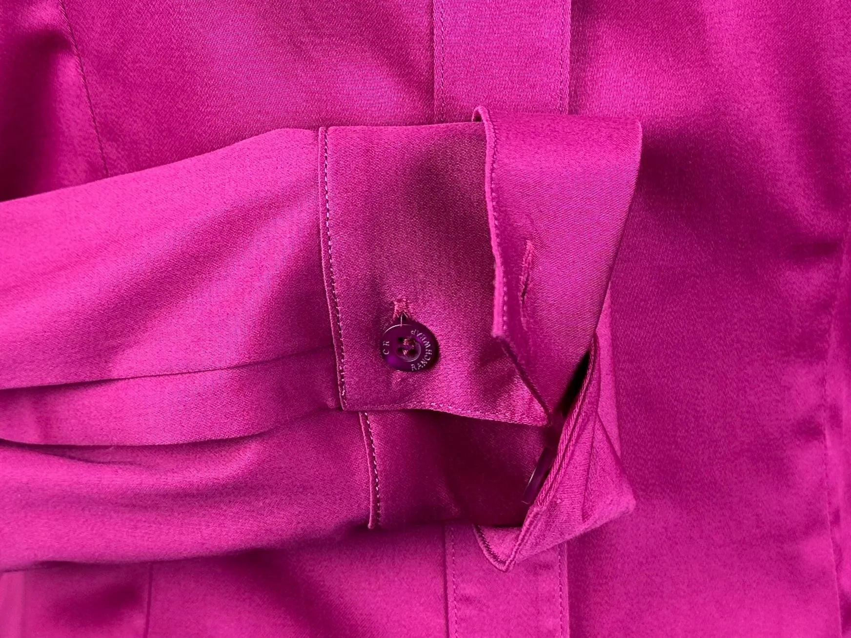 CR Western Pro Fuchsia Stretch Cotton Sateen