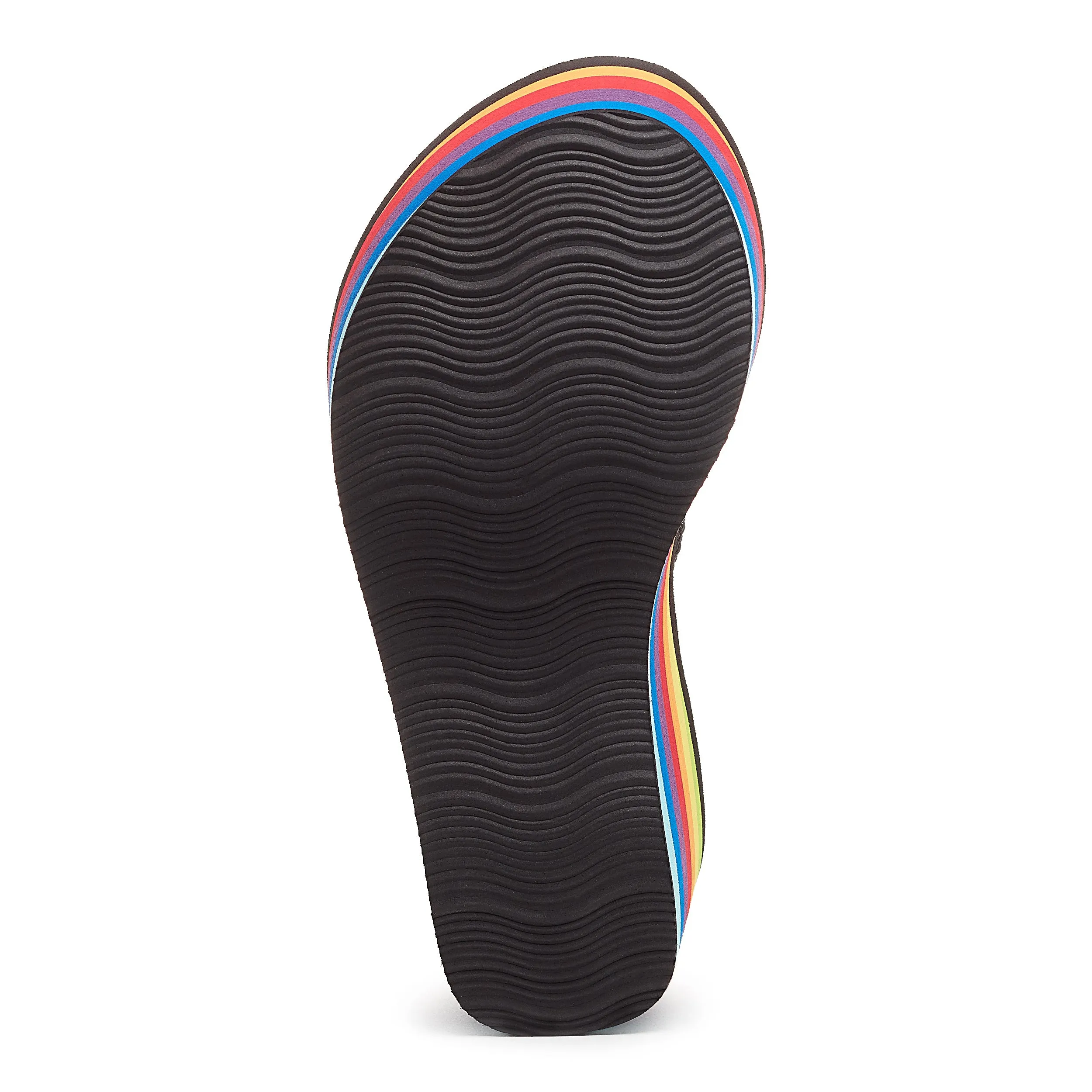 Crush Rainbow Platform Flip-Flops