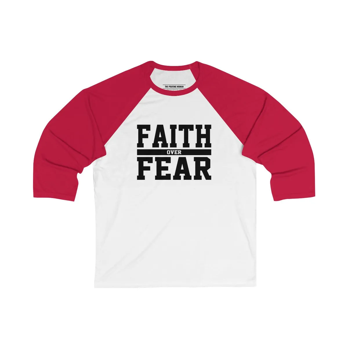 Faith Over Fear Baseball Tee