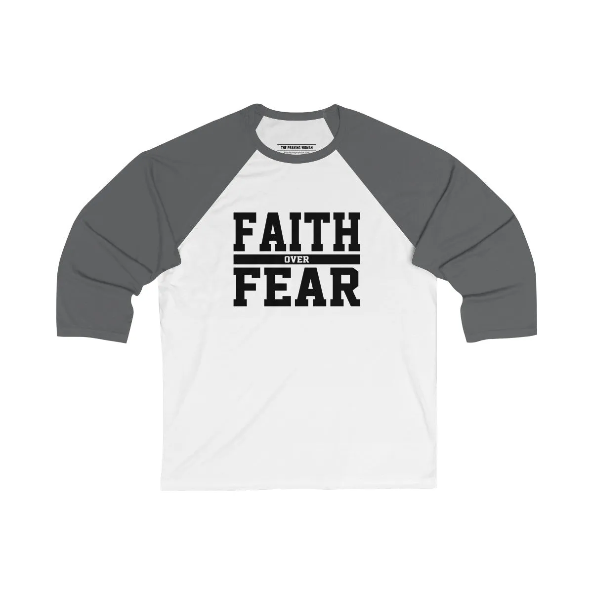 Faith Over Fear Baseball Tee