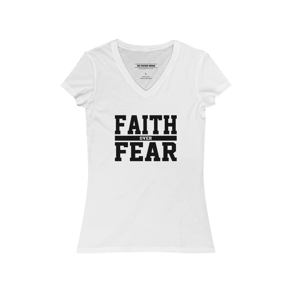 Faith Over Fear V-Neck Tee