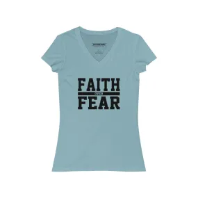 Faith Over Fear V-Neck Tee