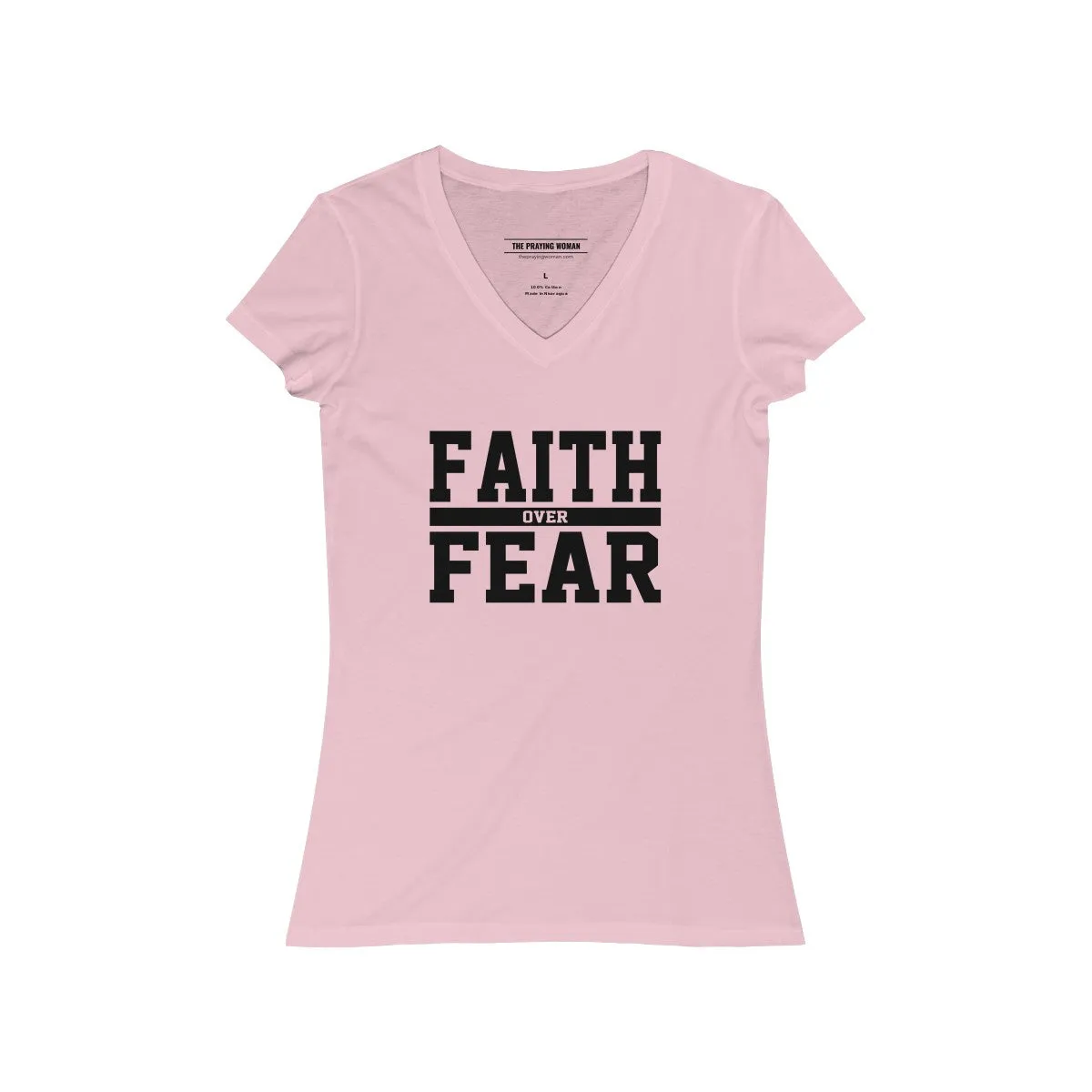 Faith Over Fear V-Neck Tee