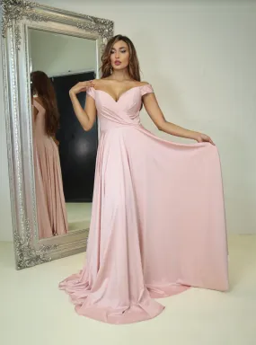 Flora JP106 Gown - Dusty Rose