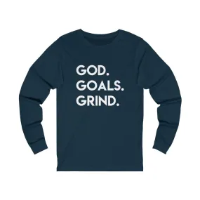 God Goals Grind Long Sleeve Tee