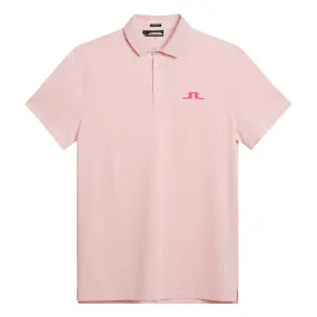 J.Lindeberg Bridge Golf Polo Shirt - Powder Pink