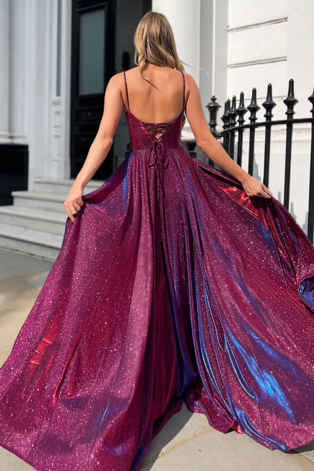 JP133 Gown by Jadore - Wine