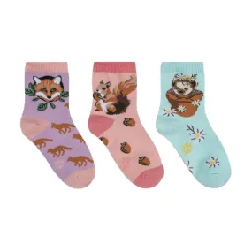 Junior My Dear Hedgehog Crew Socks 3-Pack