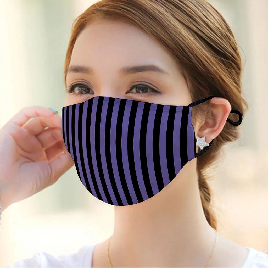 Kinuyo Face Mask - Purple and Black