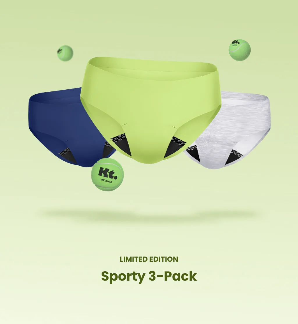 (Kit Item) Sporty UT 7-Pack Night Sky/Limeade/Heather Grey 3-Pack | Bikini