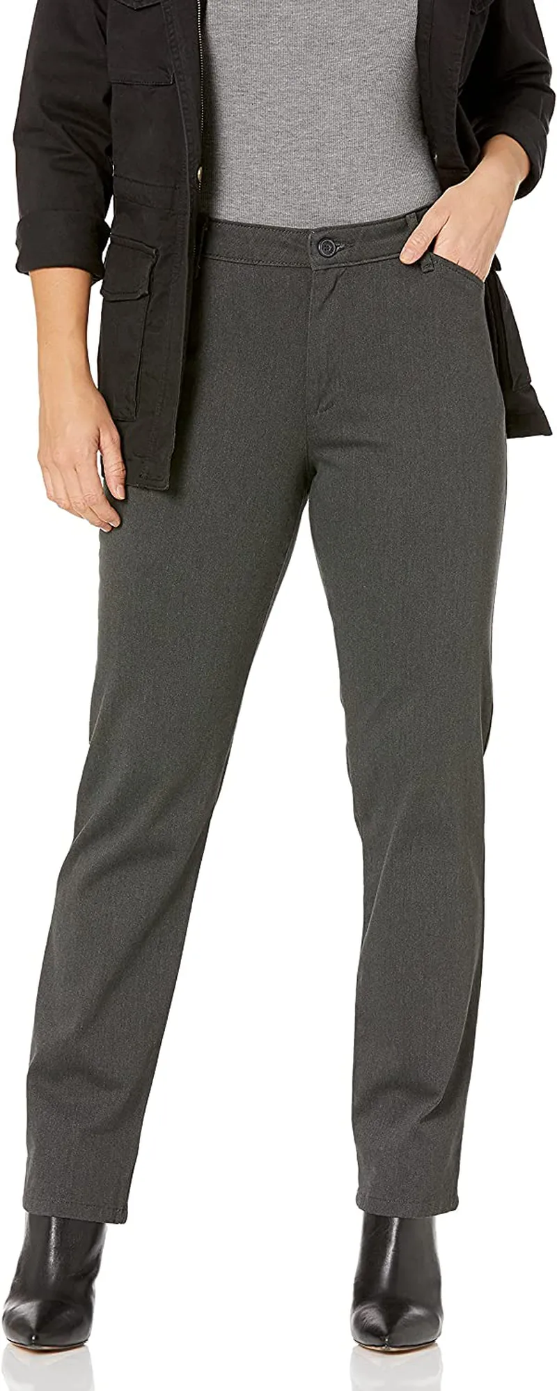 LEE Women’s Petite Relaxed Fit All Day Straight Leg Pant