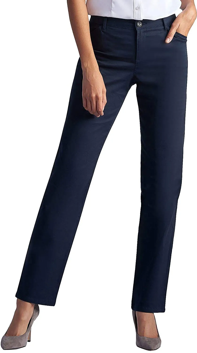 LEE Women’s Petite Relaxed Fit All Day Straight Leg Pant