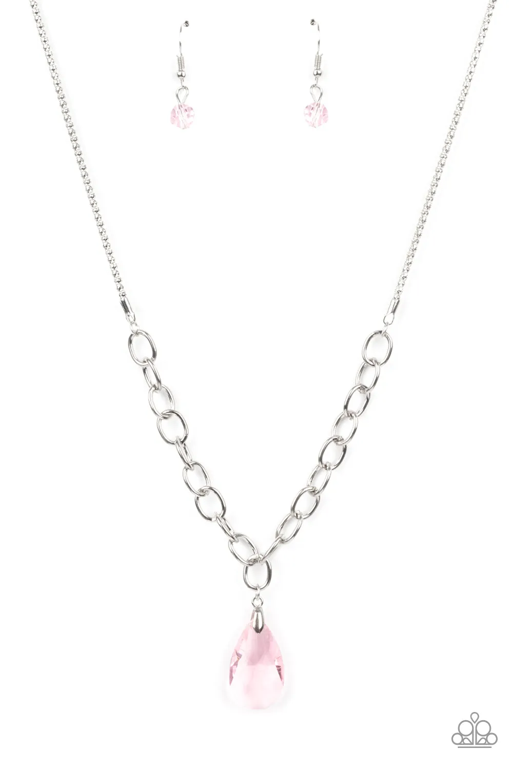 Mega Modern Pink-Necklace