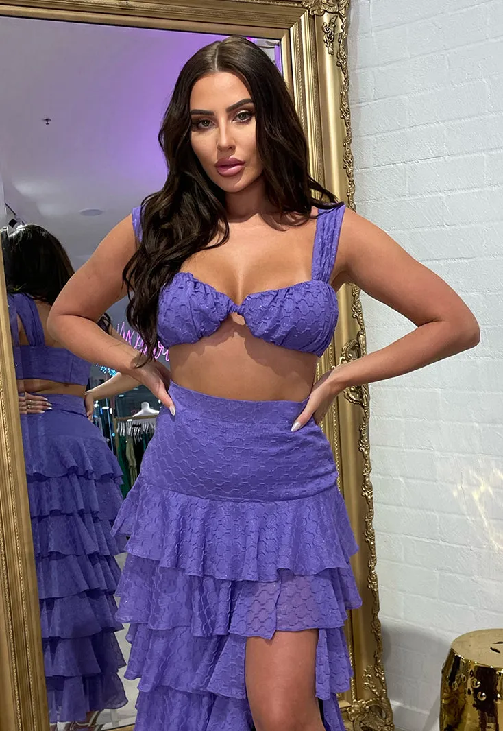 Melina Crop Top Purple