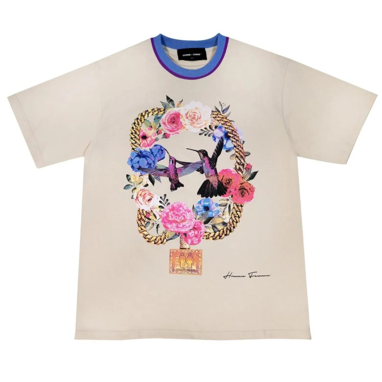 PARADISE CHAIN TEE CREAM