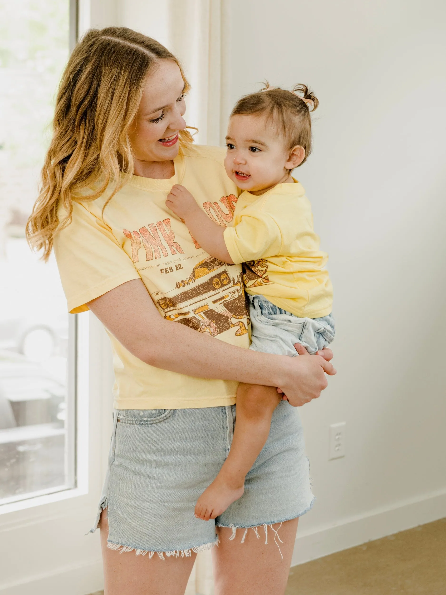 Pink Floyd Essex Butter Cropped Tee