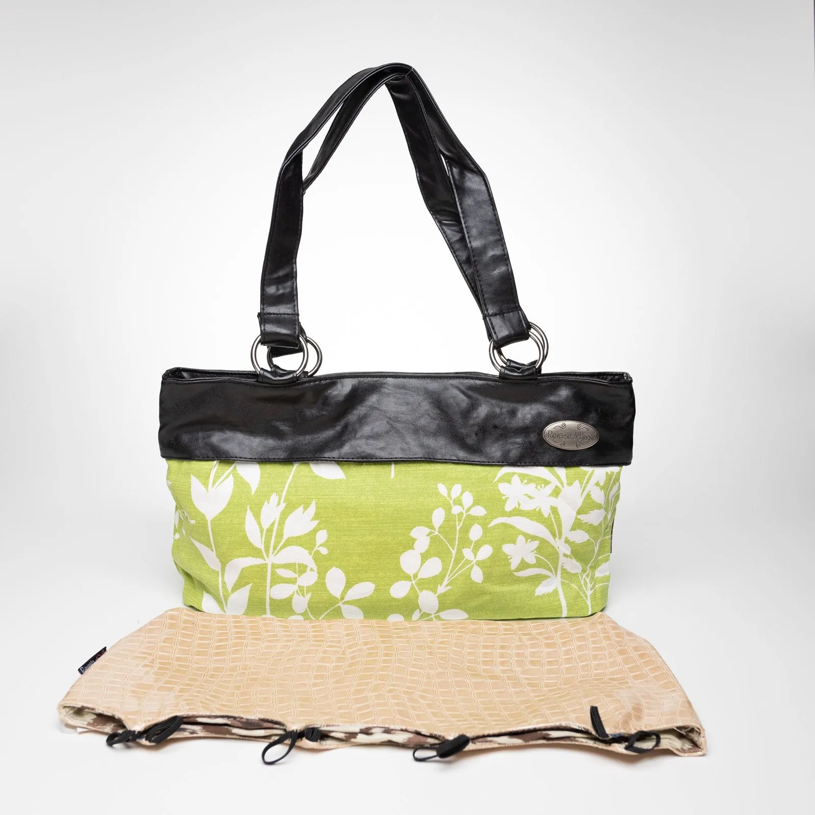 Reverse A Purse Black Luxe Wrap Collection - Meadow, Sahara