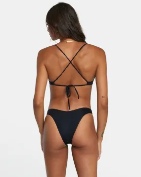 Solid Medium Bikini Bottoms - Black