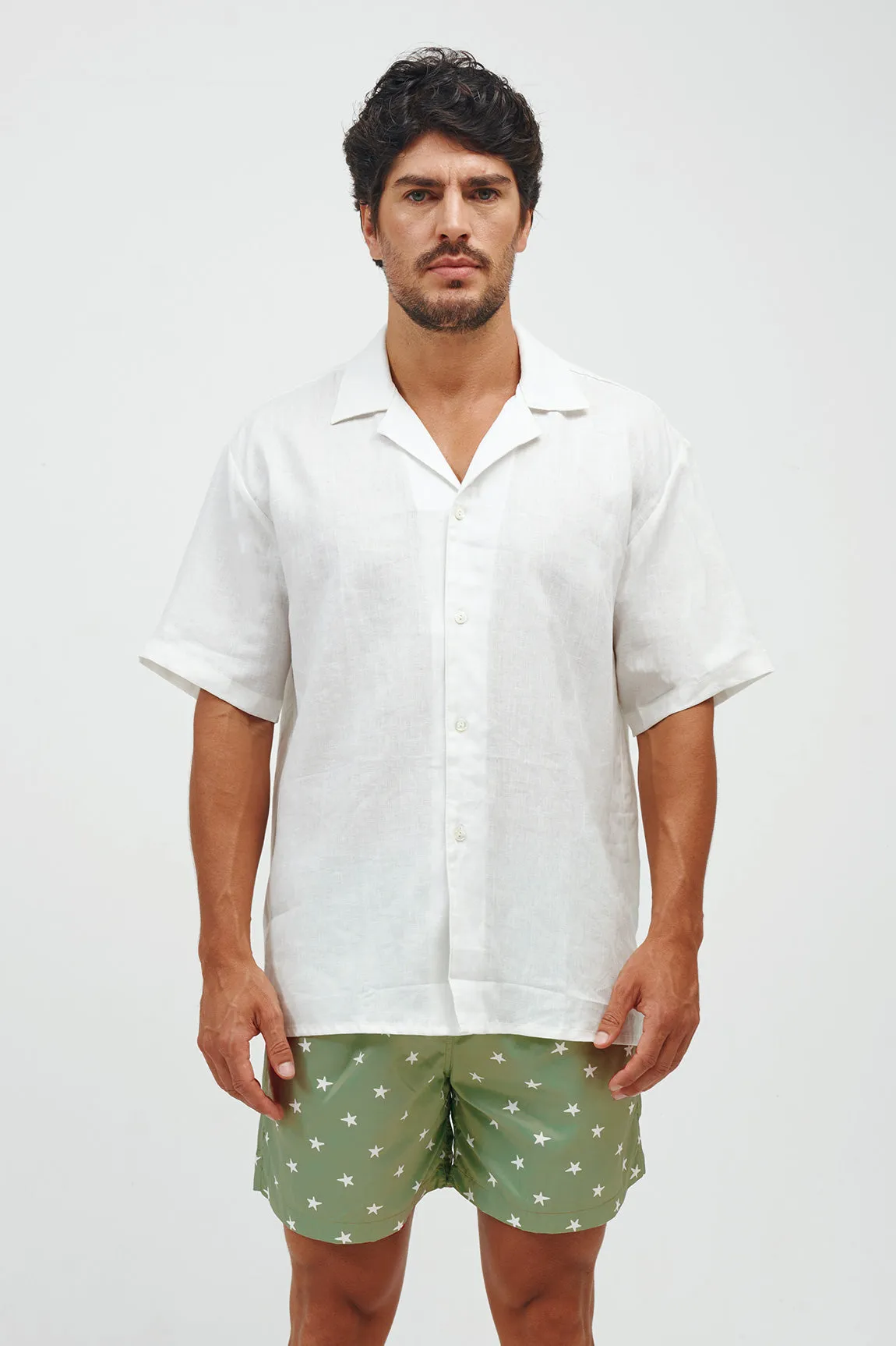 The Sand Resort Men Linen Shirt