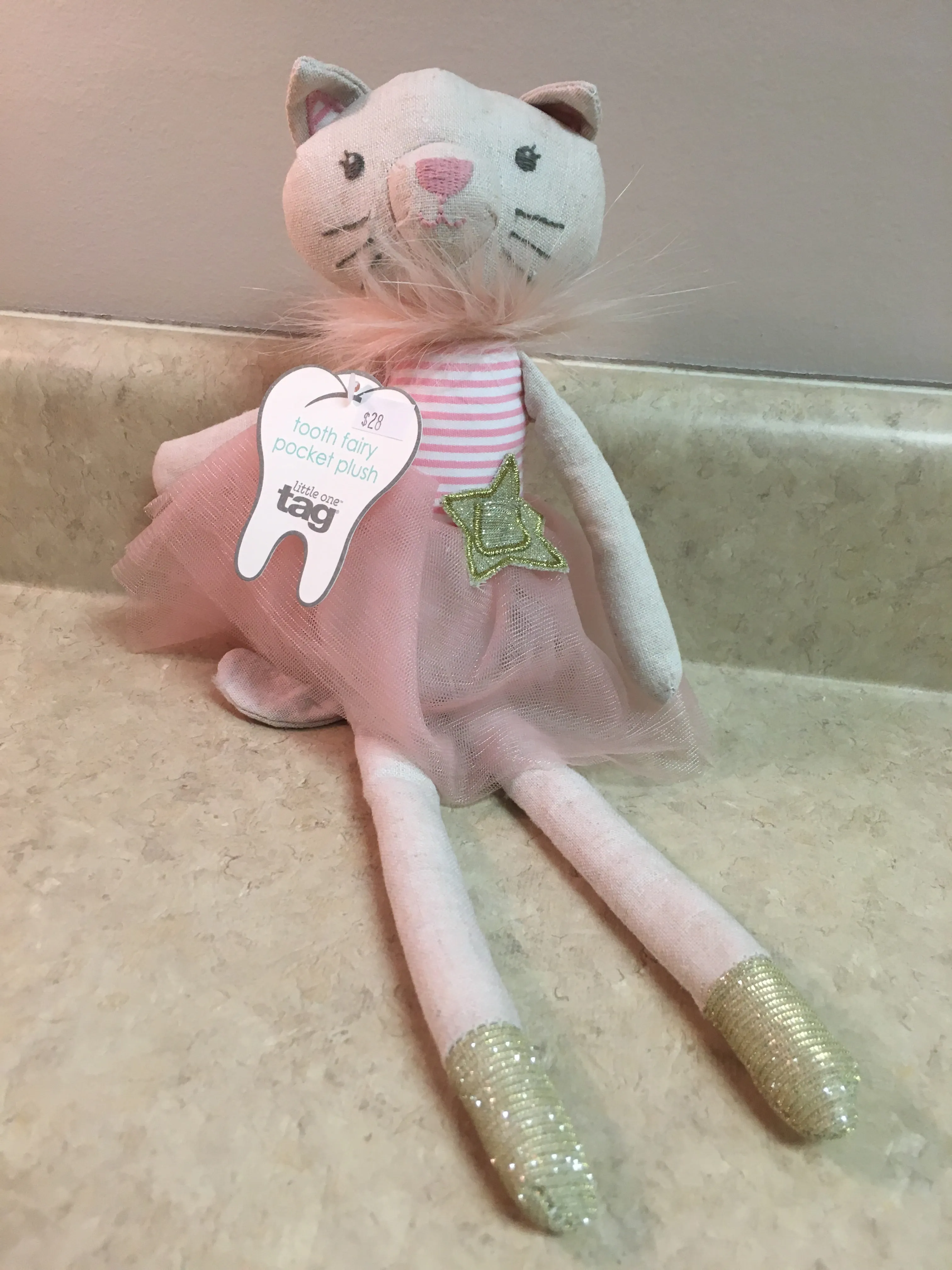 Tooth Fairy Pocket Plush Kitty